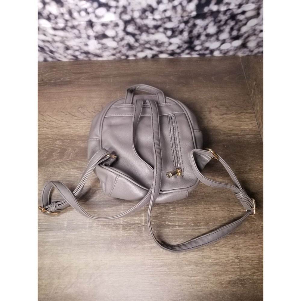 Gray Backpack Purse - image 4